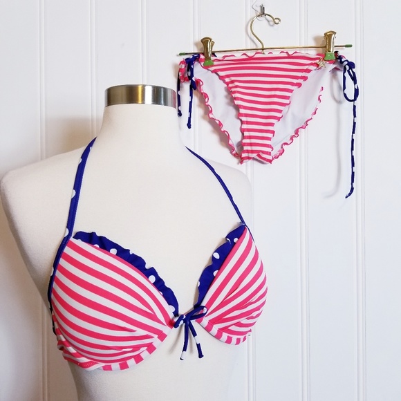 Victoria's Secret Other - Victoria’s Secret Red, White and Blue Bathing Suit